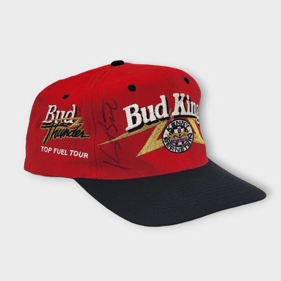 Vintage Bud King Kenny Bernstein Signature Snapback Hat - Picture 1 of 6